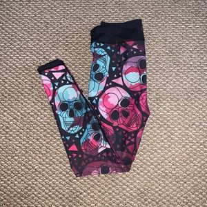 Constantly Varied Gear Reversible Ombré Full Length Leggings Size Small